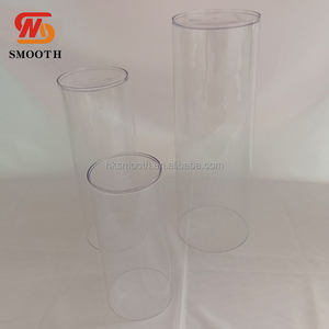 SMOOTH Clear <b>Cylinder</b> Glass <b>Vase</b> Multiple Sizes Straight Tube Transparent Glass Flower <b>Vase</b> for Home Wedding - Product Image 4