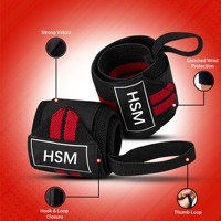 HSM Entraînements professionnels : Bandes de poignet personnalisées en néoprène, sangles de gym antidérapantes et réglables pour la musculation et la gymnastique
