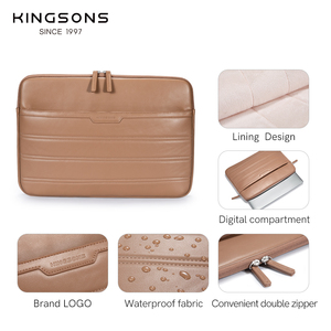 Funda para Portátil Kingsons OEM ODM Premium de Alta Calidad, Duradera, Resistente al Agua, Colorida, en Oferta, Bolsa de PU para <span class=keywords><strong>Macbook</strong></span> de 14 Pulgadas - Product Image 4