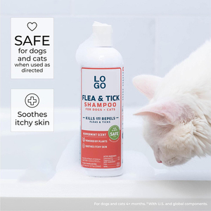 Champú <span class=keywords><strong>para</strong></span> Perros con Etiqueta Personalizada, Champú Profesional Medicado con Plantas Naturales <span class=keywords><strong>para</strong></span> el Tratamiento de la Piel con Picazón, Champús Calmantes <span class=keywords><strong>para</strong></span> Mascotas Mayores de 4 Meses - Product Image 4
