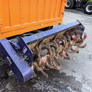 Tracteur à quatre roues, motoculteur rotatif, herse rotative agricole de grande taille, machine à broyer le sol sec, machine à labourer, nettoyeur de chaume rotatif - Product Image 3