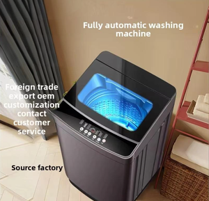 New Fully Automatic <strong>Top</strong> <strong>Loading</strong> Wave Wheel Antibacterial <strong>Washing</strong> <strong>Machine</strong> Powerful Motor Bionic Hand Wash for Home Dorm Use - Product Image 1