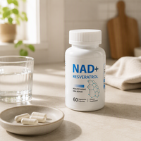 Complément NAD+ Trans-Resveratrol 500 mg 60 Capsules 60g Marque Privée OEM ODM