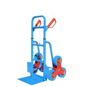 Carro para subir escaleras, carro de mano de acero con manijas dobles, Marco integrado - Product Image 6