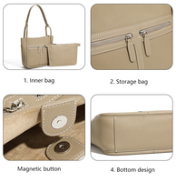 Usine Source Custom Logo OEM Cuir Véritable Mode Été Luxe Grand Sac Femme Seau Épaule