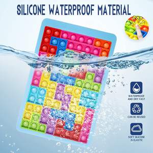 Jouet sensoriel en silicone Puzzle Pop Fidget Push <span class=keywords><strong>Bubble</strong></span> pour soulager le stress, la concentration et la stimulation tactile pour tous les âges - Product Image 5