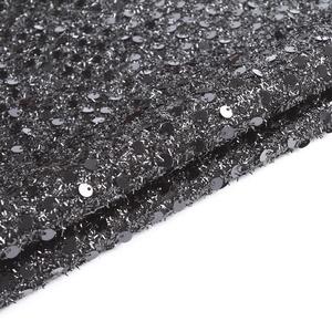 Nuevo diseño, de dos pisos puntada, 100% poliéster, tela de malla de unión con purpurina brillante para ropa de niñas, respetuosa con el medio ambiente - Product Image 2