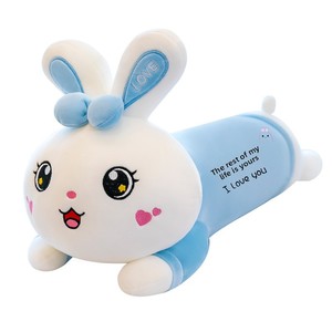 Almohada de Conejo Rosa Súper Suave <span class=keywords><strong>para</strong></span> Niñas, Juguete de Peluche, Animal de Peluche Relleno de Algodón PP, Material de Poliéster - Product Image 5