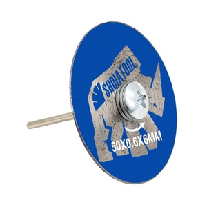 Lame de coupe <span class=keywords><strong>diamant</strong></span>ée super fine mini 45mm/50mm, <span class=keywords><strong>disque</strong></span> de coupe <span class=keywords><strong>diamant</strong></span>é <span class=keywords><strong>avec</strong></span> tige ronde pour la sculpture de la porcelaine et <span class=keywords><strong>du</strong></span> grès - Product Image 4