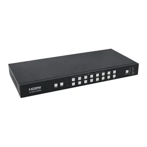 4k 9x1 Quad Screen Multiviewer Variety Of Video Segmentation Seamless Switching 9 Hd Input Signal Synchronously