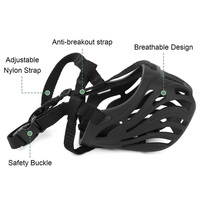Muselière pour chien légère, durable, respirante, réglable, ultra-robuste, pour toilettage et dressage