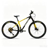Vélo de montagne en fibre de carbone OEM FLM Caesar-13, 27,5/29 pouces, 11 vitesses, frein à disque hydraulique, fourche à air, VTT adulte