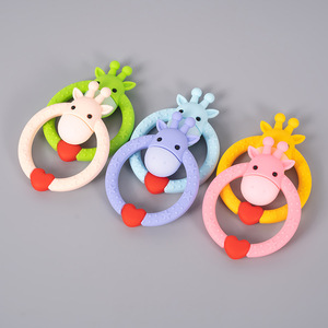 <span class=keywords><strong>Anneau</strong></span> <span class=keywords><strong>de</strong></span> <span class=keywords><strong>dentition</strong></span> pour bébé en silicone <span class=keywords><strong>personnalisable</strong></span> - <span class=keywords><strong>Anneau</strong></span> <span class=keywords><strong>de</strong></span> <span class=keywords><strong>dentition</strong></span> en forme <span class=keywords><strong>de</strong></span> girafe pour bébés - <span class=keywords><strong>Anneau</strong></span> <span class=keywords><strong>de</strong></span> <span class=keywords><strong>dentition</strong></span> en jouet souple - Jouet <span class=keywords><strong>de</strong></span> <span class=keywords><strong>dentition</strong></span> pour bébé - Product Image 3