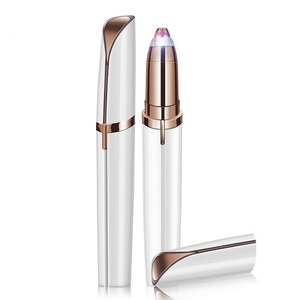 Mini Portable indolore Usb Rechargeable sourcils épilateur <span class=keywords><strong>rasoir</strong></span> rasoirs électrique tondeuse à sourcils stylo sourcils faciaux <span class=keywords><strong>cheveux</strong></span> supprimer - Product Image 3