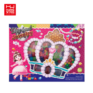 Juguetes de cuentas artesanales <span class=keywords><strong>para</strong></span> niña, Kit de joyería de moda con <span class=keywords><strong>perfil</strong></span> de crayón, Diy, vestido de belleza divertido, abalorio, pulsera, cuerda de mano, 2022 - Product Image 4