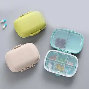 定制品牌每日药丸组织器8格塑料便携式药盒