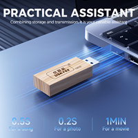 Clé USB 32 Mo 128 Go Slim pour Mariage, Gravure Personnalisée du Logo, USB 2.0