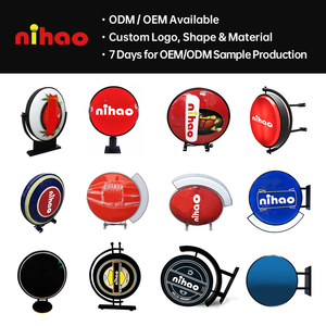Insegna Luminosa Rotonda NIHAO OEM, Lightbox Acrilico Bifacciale con <span class=keywords><strong>Piccolo</strong></span> Lightbox e Servizio Rapido di Campionatura - Product Image 4