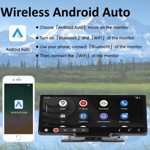 กล้องติดรถยนต์ไร้สายขนาด 10.26 นิ้ว Android Auto <span class=keywords><strong>CarPlay</strong></span> Monitor กล้องหน้าและหลัง <span class=keywords><strong>Apple</strong></span> <span class=keywords><strong>Carplay</strong></span> Touch Screen - Product Image 4