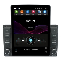Radio con GPS para coche, reproductor con pantalla táctil Vertical Universal, estéreo, DVD, unidad central 2 Din, 9,5 pulgadas, Android 10,0