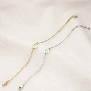 Bracelet à maillons minimaliste en acier inoxydable plaqué or véritable pour femme, bijou de foi <span class=keywords><strong>Graine</strong></span> de moutarde, résistant au ternissement - Product Image 5