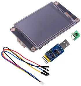 Nextion Modul LCD UART HMI, Layar Sentuh 2.8 Inci Enhanced 320X240 Resitif NX3224K028