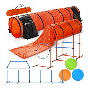 Juego de entrenamiento sostenible <span class=keywords><strong>para</strong></span> <span class=keywords><strong>perros</strong></span> al aire libre, equipo de agilidad que incluye PE PVC, plástico, carrera de obstáculos <span class=keywords><strong>para</strong></span> mascotas, saltos, suministros de entrenamiento <span class=keywords><strong>para</strong></span> mascotas - Product Image 3
