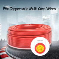 Fil BVR en stock 450/750V 6mm² en cuivre toronné, gaine PVC, monoconducteur, bobine de 100m pour circuit d'éclairage