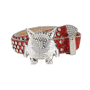 Ventes directes d'usine Hip-Hop <span class=keywords><strong>diamant</strong></span> décoratif neutre ceinture Ppot boucle de ceinture - Product Image 1