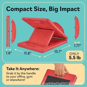 กระดานปรับระดับได้สำหรับยืดน่องและฝึกสมดุล อุปกรณ์ออกกำลังกายไม้กันลื่น สำหรับออกกำลังกายที่บ้าน น้ำหนัก 1.5 กก. - Product Image 5