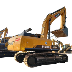 50 tonnes grandes pelles hydrauliques sur chenilles Sany Sy550H utilisées Sy550 machines de construction de pelleteuses à godets d'occasion - Product Image 1
