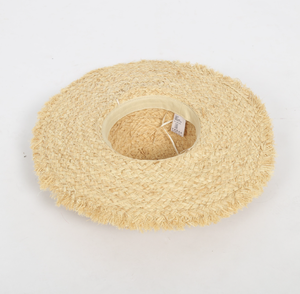 <span class=keywords><strong>Chapeau</strong></span> de soleil de plage biseauté pour femme, <span class=keywords><strong>chapeau</strong></span> de paille tendance à large bord pour le voyage - Product Image 2