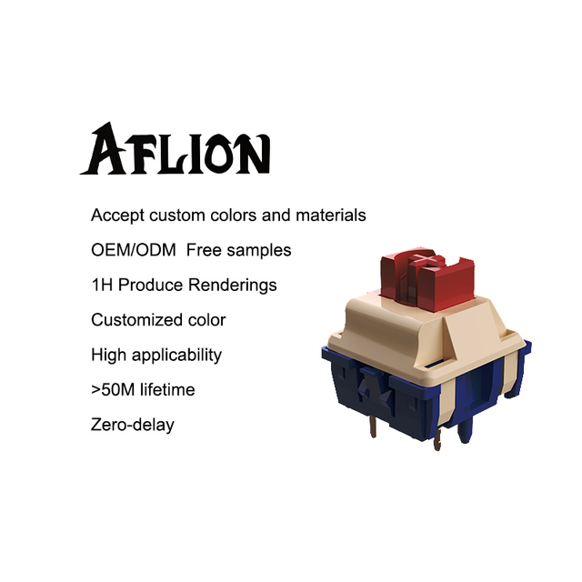 Factory Lube Linear Gaming New Material Diy Customized Custom Tactile Earlier Bump 5pin Keyboard Switch