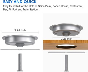 <span class=keywords><strong>Chargeur</strong></span> <span class=keywords><strong>sans</strong></span> <span class=keywords><strong>fil</strong></span> encastré dans le bureau, <span class=keywords><strong>chargeur</strong></span> rapide 15W, station de charge <span class=keywords><strong>sans</strong></span> <span class=keywords><strong>fil</strong></span> cachée dans le bureau, compatible avec les téléphones - Product Image 5