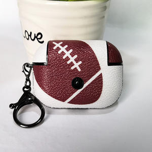 Football <span class=keywords><strong>Basketball</strong></span> Rugby Baseball étui en cuir pour Apple <span class=keywords><strong>Airpods</strong></span> 1/2/3/4 protecteur pour <span class=keywords><strong>Airpods</strong></span> Pro 2 housse casque sans fil sac - Product Image 4