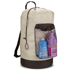 Sac à linge pliable 100L avec sangles de poitrine, grand sac de voyage pour vêtements sales - Product Image 1
