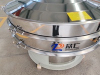 Machine de criblage vibratoire à haute efficacité pour l'industrie alimentaire, à moteur, pour le criblage fin des poudres