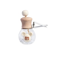 Bouteille d'aromathérapie de voiture avec pince de sortie d'air bouteille suspendue de parfum de voiture décoration de voiture