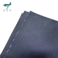 Tissu en fibre de verre enduit de silicone noir imperméable à haute température pour isolation thermique amovible