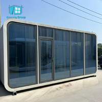 Cabane Apple préfabriquée moderne de luxe, petite maison, maisons conteneurs personnalisées, pod de travail, conception de villa