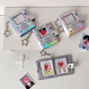 ที่ใส่การ์ดขนาด 2 นิ้ว โฟโต้การ์ด อัลบั้มรูปภาพ Kpop พวงกุญแจ อัลบั้มรูปภาพดีไซน์เครื่องเล่นเพลงรูปดาว กรอบรูป อุปกรณ์เสริมอัลบั้มรูปภาพ - Product Image 4