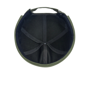Bonnet Docker de haute qualité rétro réglable marin roulé à revers casquettes lettres personnalisées logo brodé 6 panneaux chapeaux sans bord - Product Image 5