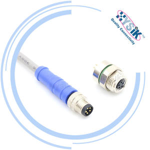 Kabel Adaptor CClink M8 ke USB, Set Kabel <span class=keywords><strong>3</strong></span> 4 5 8 Posisi, Kabel Overmolded, Kabel Konektor IP67 - Product Image 6