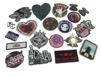Patch de broderie personnalisé à coudre au fer avec bordure Merrow, coupe à chaud pour vêtement/sac, vente en gros