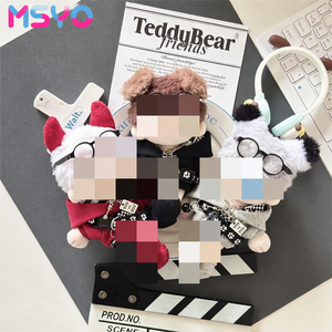 Ropa de bebé de 15cm a cuadros y sudadera, <span class=keywords><strong>muñeca</strong></span> de algodón de pie de 20cm sin cambio de <span class=keywords><strong>muñeca</strong></span> en ropa de bebé - Product Image 1