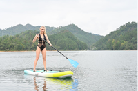 Chine gros CE Paddle Board Gonflable Stand Up SUP Surfboards avec fenêtre transparente