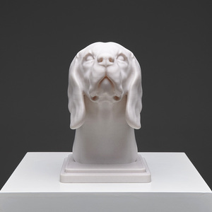 <span class=keywords><strong>Testa</strong></span> di Manichino per Animali Domestici per Esposizione Collari, Modello Cane Stampato in 3D PLA, <span class=keywords><strong>Statua</strong></span> Decorativa Moderna da Tavolo - Product Image 3