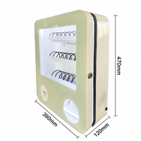 Mini distributeur automatique mural de cils avec paiement par code QR et gestion basée sur le cloud, compatible SDK