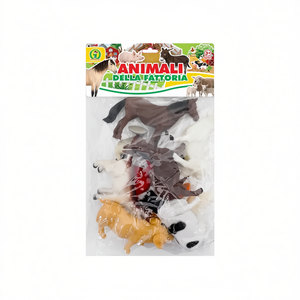 Animali Della Fattoria Farm <b>Animals</b> Set 34x24 Cm <b>Plastic</b> Toys For Kids Age 3+ - Product Image 2