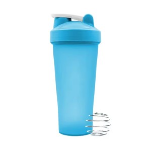 Botella agitadora de proteínas de fitness con logotipo personalizado de 20oz y 28oz coctelera de gimnasio sin BPA con bola mezcladora - Product Image 3